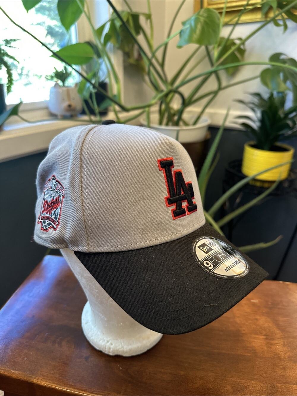 New Era Los Angeles Dodgers 40th Anniversary Patch 9Forty 940 Snapback Hat NEW